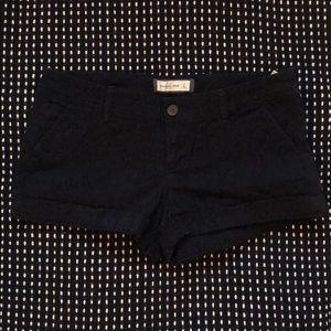 abercrombie & fitch shorts, navy blue